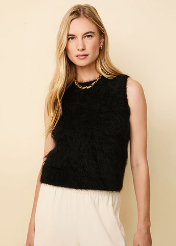 Carmella Sweater Vest Noir