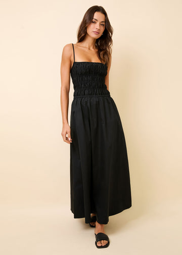 Delta Midi Dress Noir