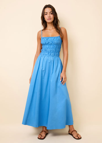 Delta Midi Dress Marina Blue