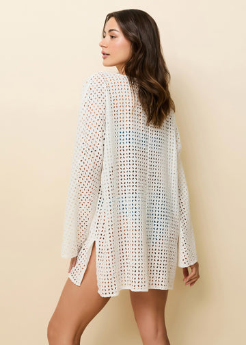 Samara Tunic Leaf Eyelet Brule