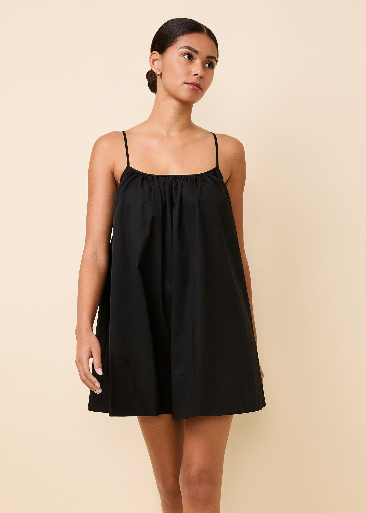 Lindsay Dress Top Noir - Solid & Striped