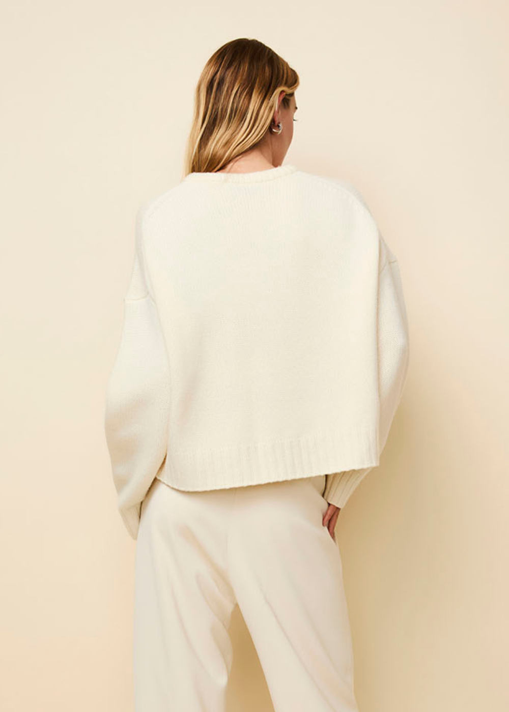 The Reva Cashmere Sweater - Solid & Striped