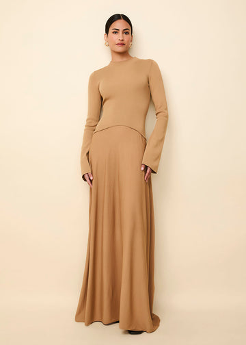 Soglio Dress Camel