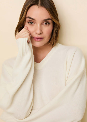 Reva Cashmere Sweater Brule