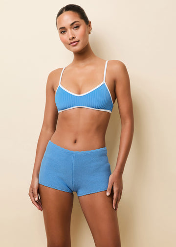 Celeste Short Marina Blue - Solid & Striped