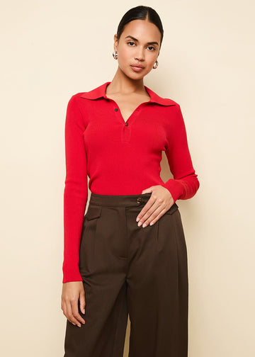 Debra Top Apple Red