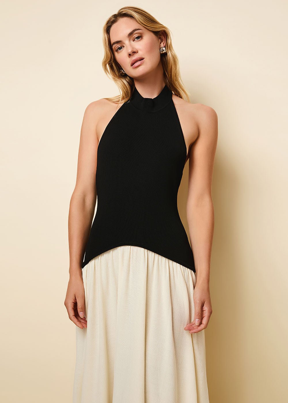 The Halter Soglio Dress - Solid & Striped