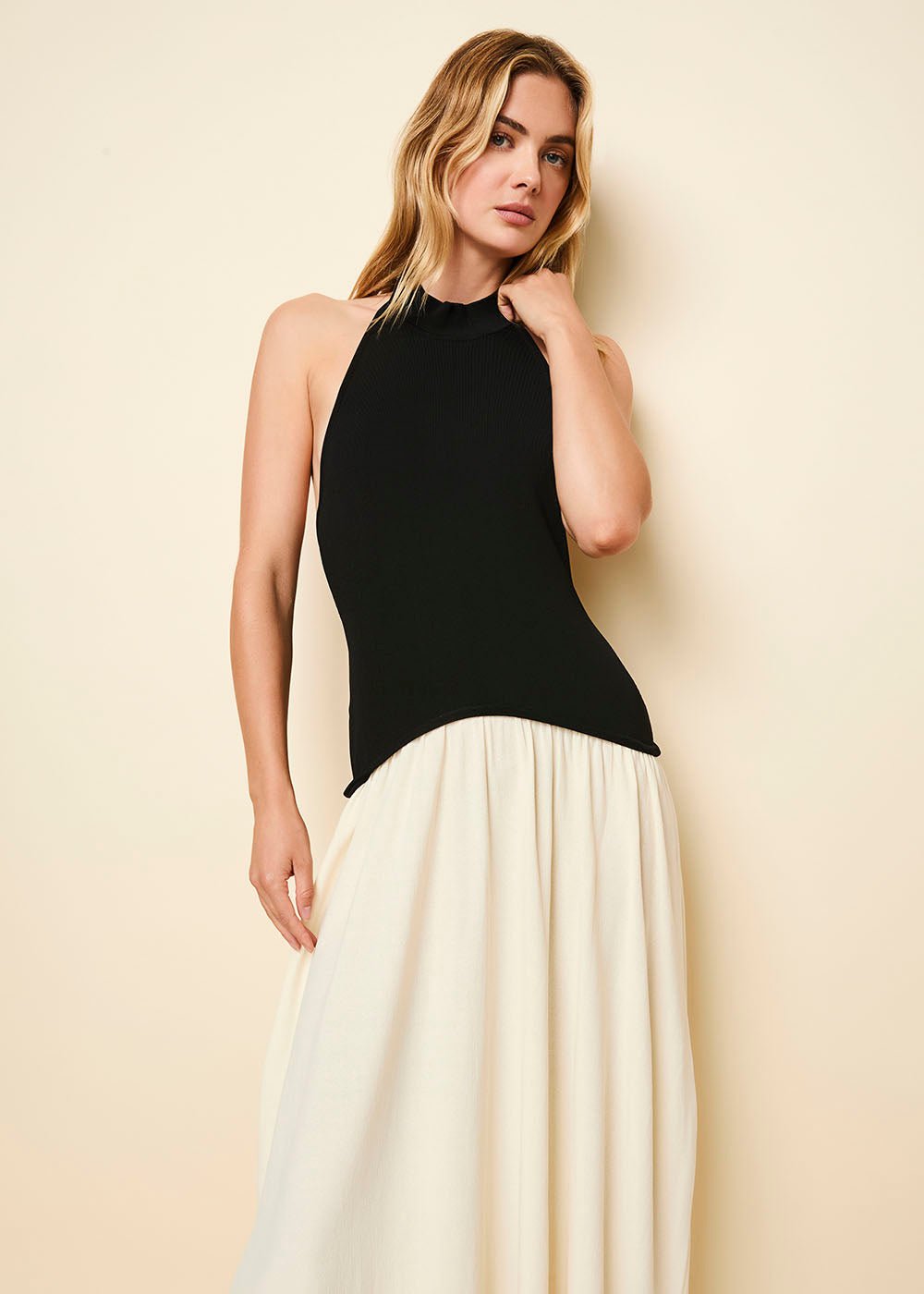 The Halter Soglio Dress - Solid & Striped