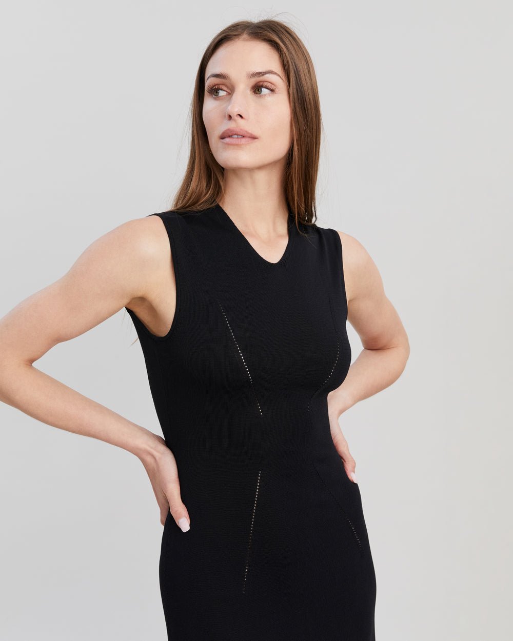 The Nadia Dress - Solid & Striped