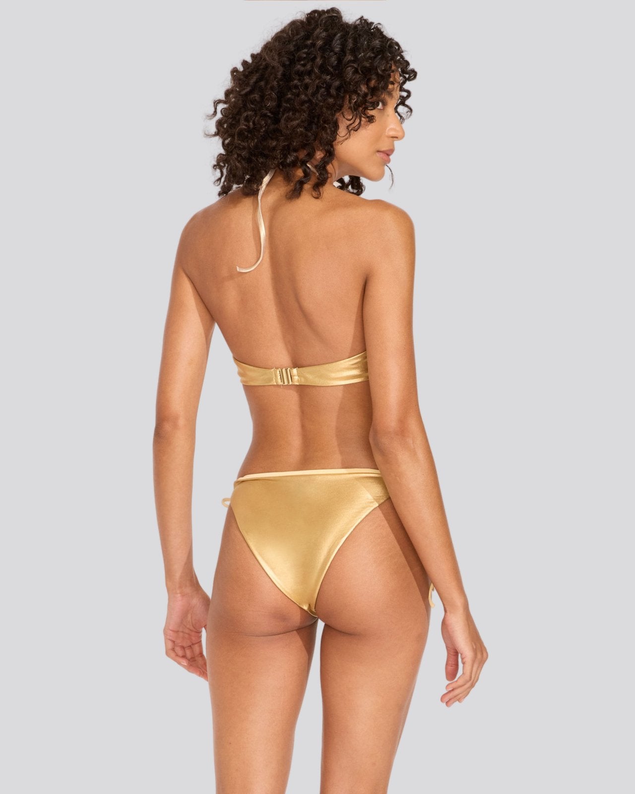 Pia Bikini Top Gold