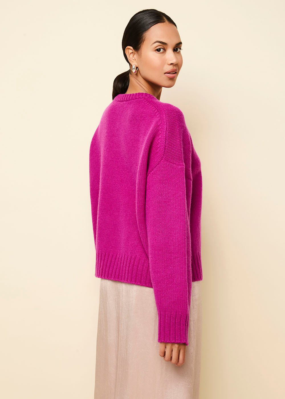 The Reva Cashmere Sweater - Solid & Striped