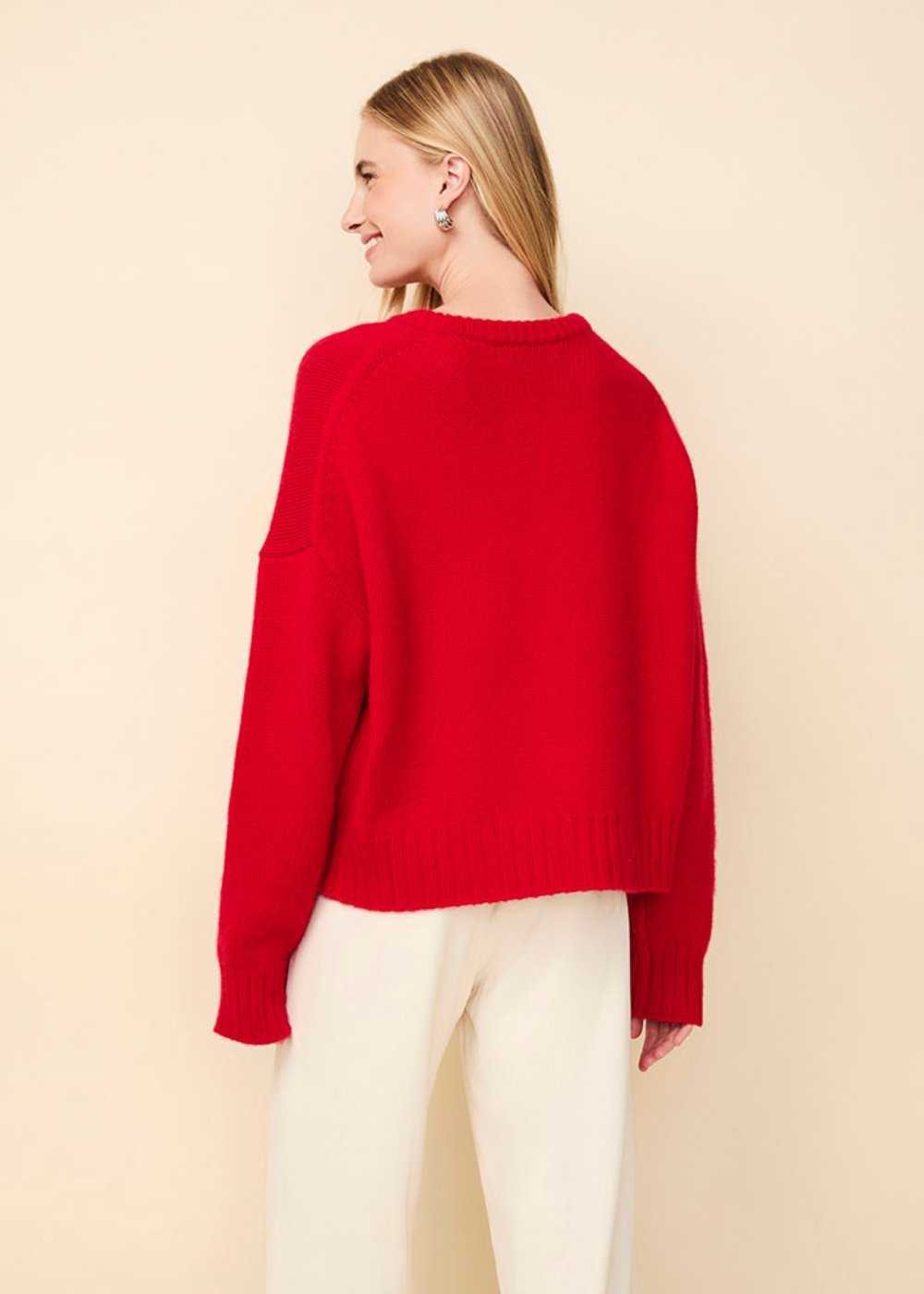 The Reva Cashmere Sweater - Solid & Striped