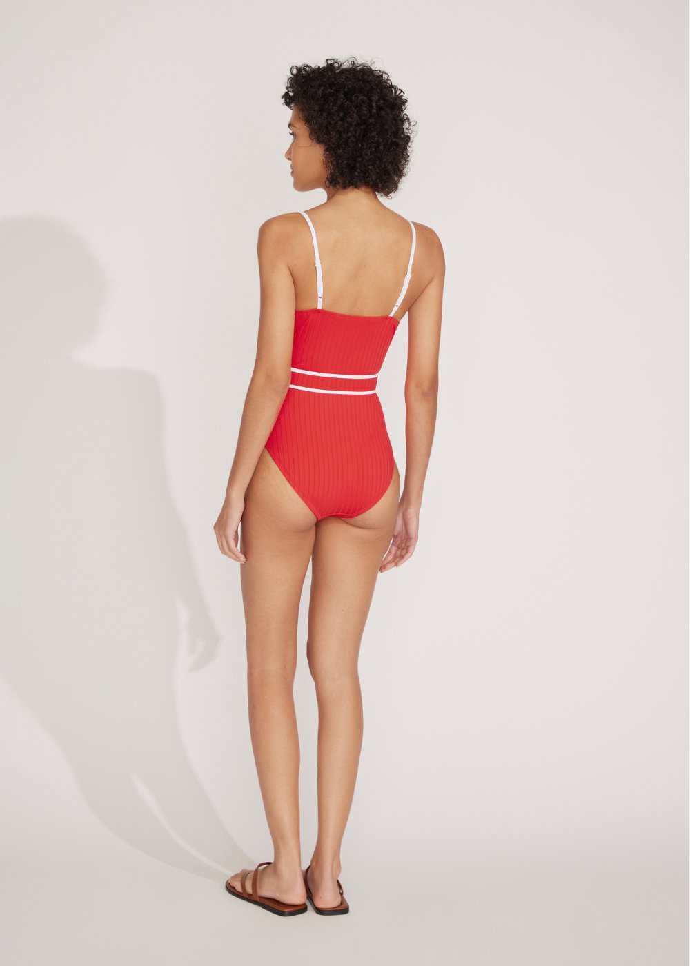 The Spencer Ribbed One Piece - Solid & Striped